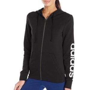 Adidas Black Hoodie | Small